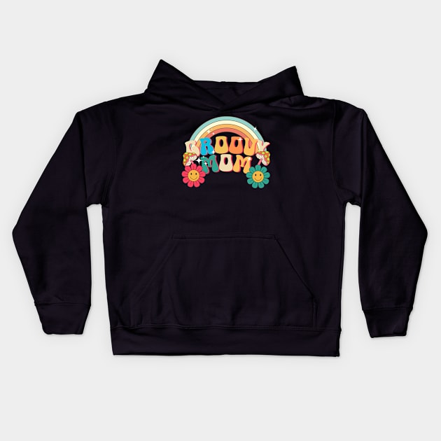 Groovy Mom Kids Hoodie by Montony